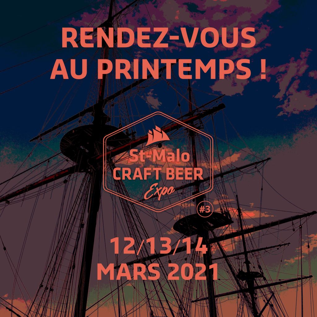 affiche de l'édition 2021 de st malo craft beer