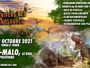 L'univers des dinosaures Saint-Malo